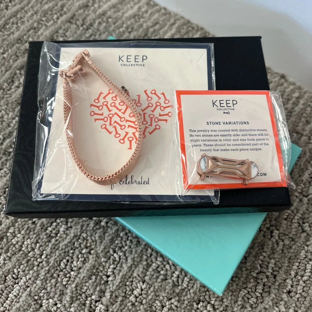 Keep Collective Rose Bracelet with 3 charms - Picture 2 of 8